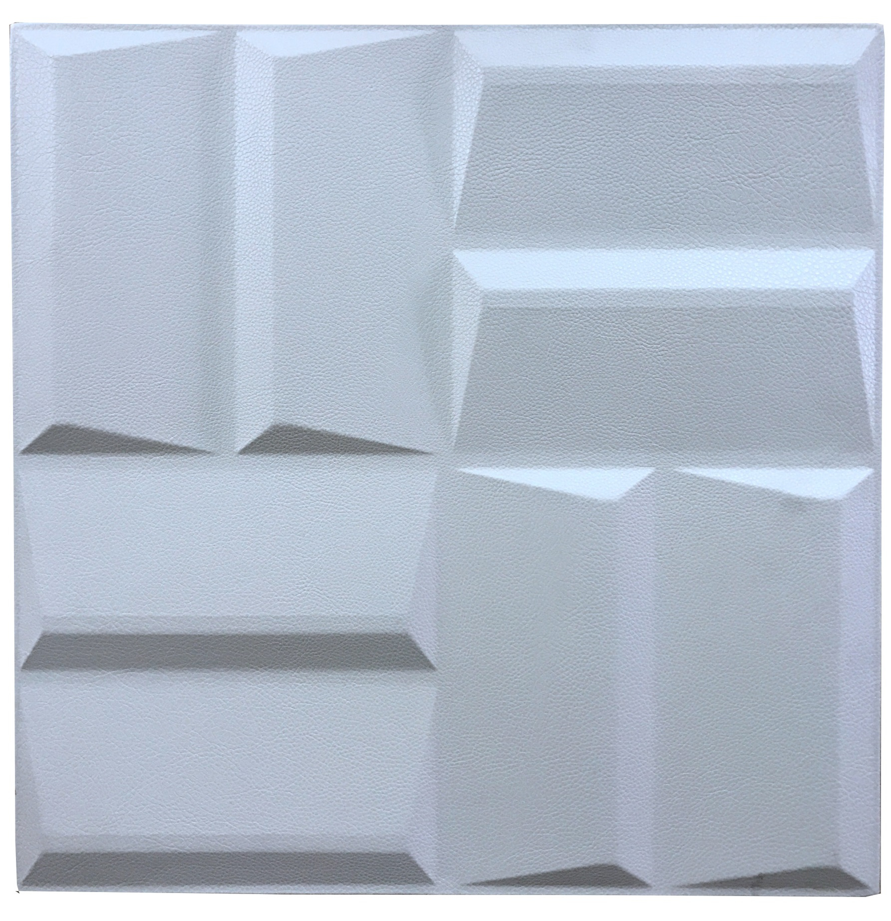 Reflejo de sonido blanco suave Panel de pared 3D